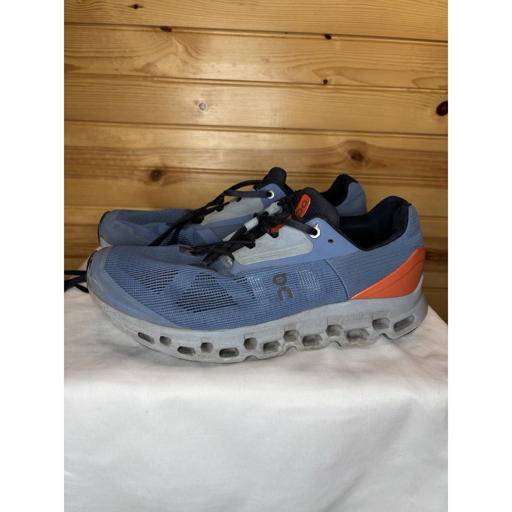 On Cloudstratus 2.0 Lake Flare Road Running Shoes Men's Size 9‎ Blue